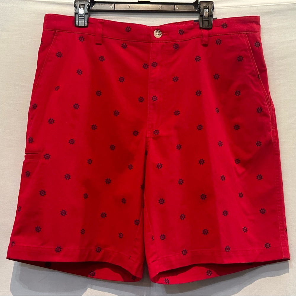 NWT Men's Boca Classics 100% Brushed Cotton Flat-Front Captain’s Wheel S…